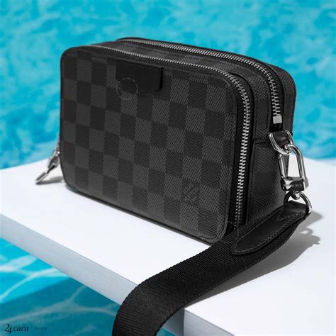 louis vuitton alpha wearable wallet graphite damier graphite|LOUIS VUITTON Damier Graphite Alpha Wearable Wallet.